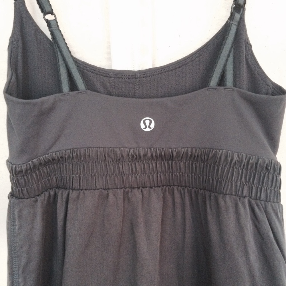 lululemon athletica Black Strappy Tank Dress